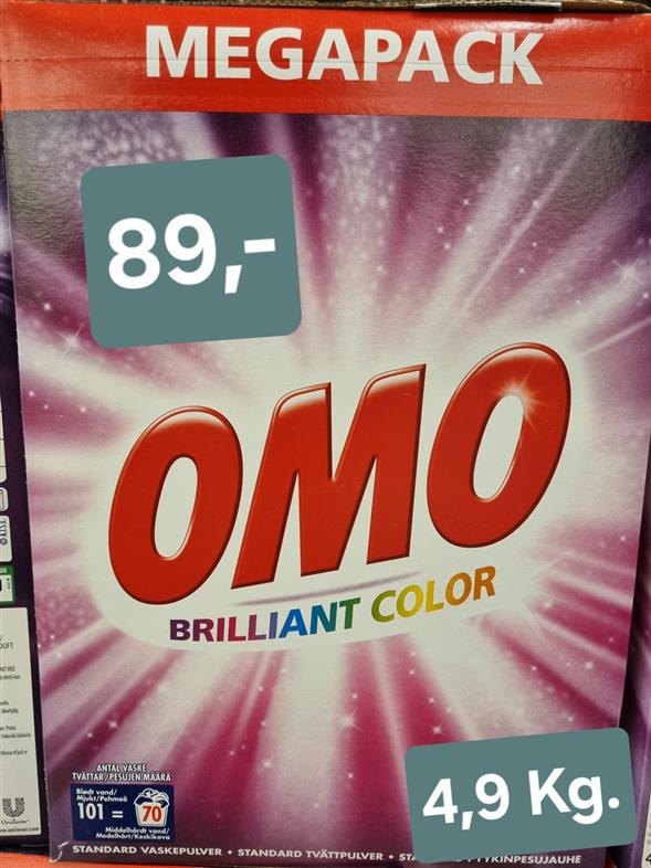 Omo color 4,9 kg.
